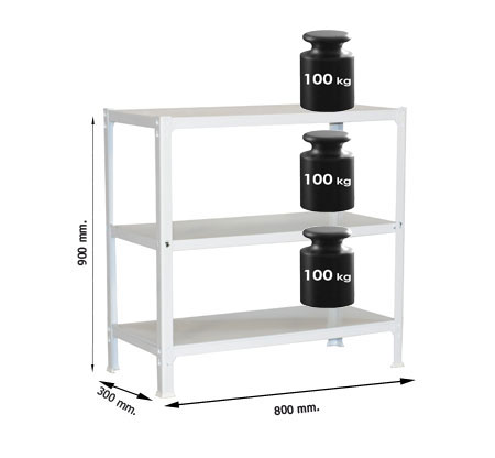 EstanterÃ­a Homeclick Metal Mini 3/300 SIMON RACK