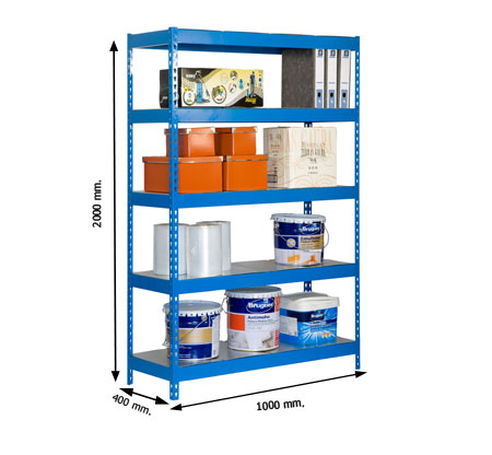 EstanterÃ­a Bricoforte Metal BF 1004-5 SIMON RACK