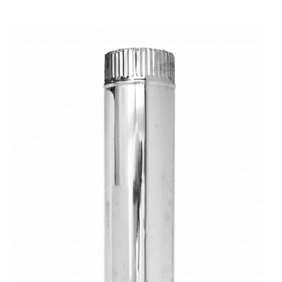 Tubo acero inoxidable para estufa de leÃ±a 0.5 mm