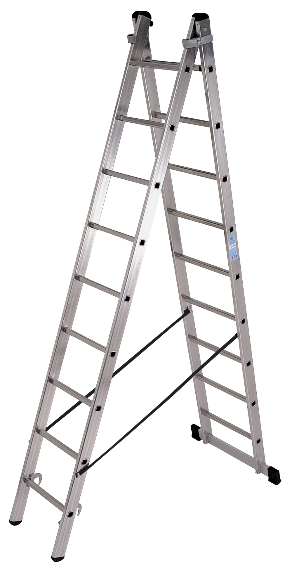 Escalera doble con base serie INDUSTRIAL