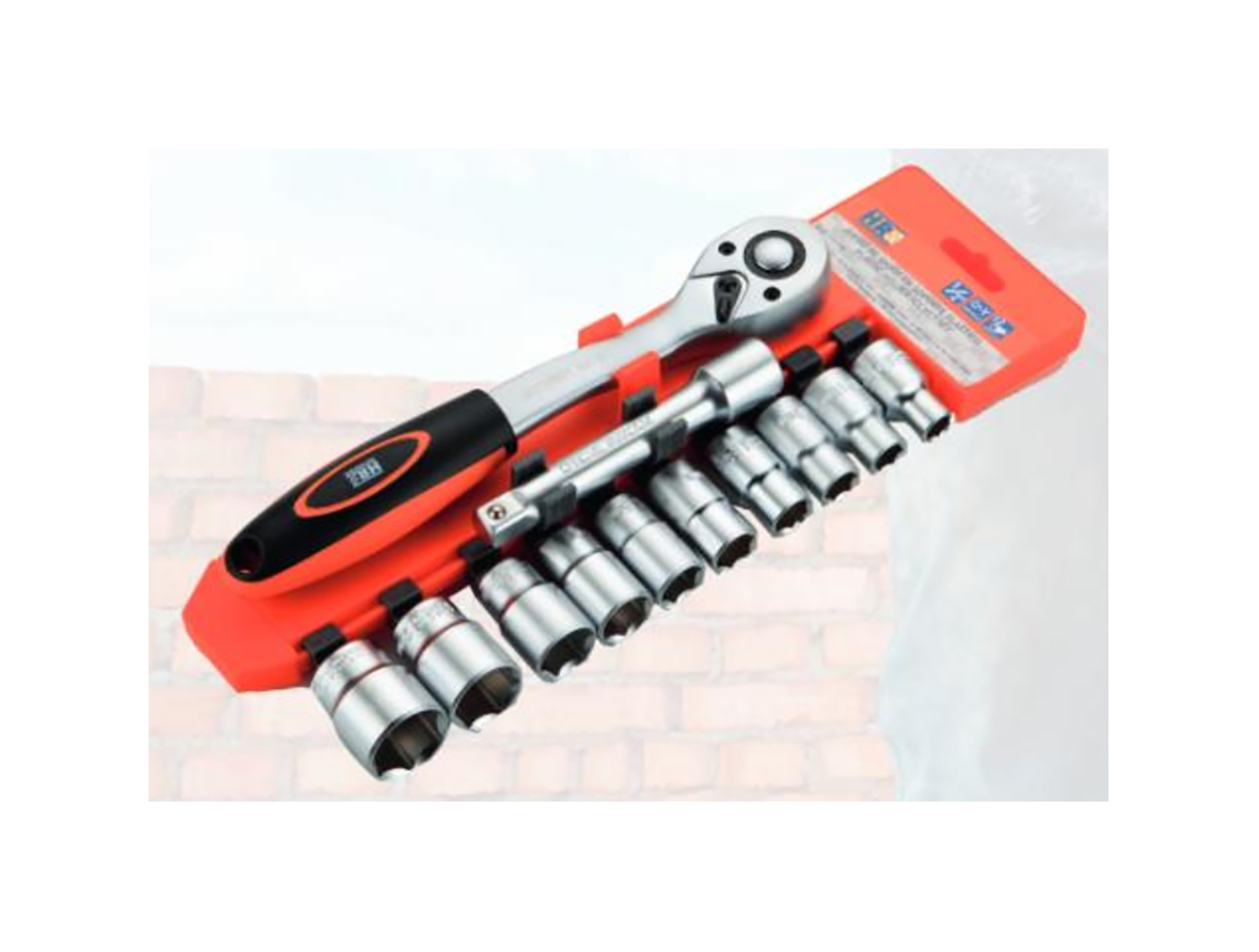 Juego de llaves de vasos de 1/4