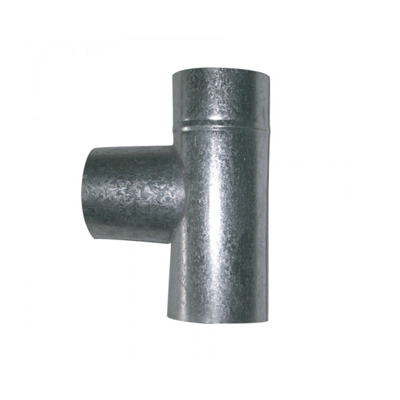 Te 90Âº Salida de humos (Chapa galvanizada)