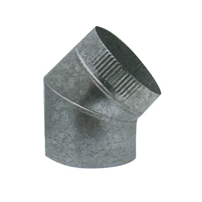 Codo Para Salida De Humos, Chapa Galvanizada 30Âº-45Âº