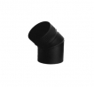 Codo Para Salida De Humos, Negro 45Âº (pintura anticalÃ³rica hasta 600Âº)