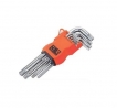 JUEGO 9 LLAVES TORX INVIOLABLES SERIE LARGA