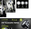 TRIPODE TELESCOPICO LED 20W 2000LM 6500K
