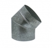 Codo Para Salida De Humos, Chapa Galvanizada 30Âº-45Âº